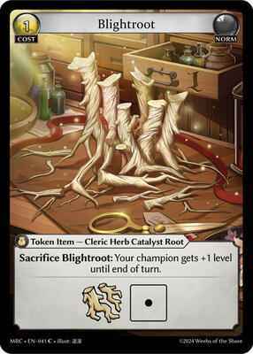 Grand Archive TCG - Mercurial Heart - Blightroot - 41 - Normal