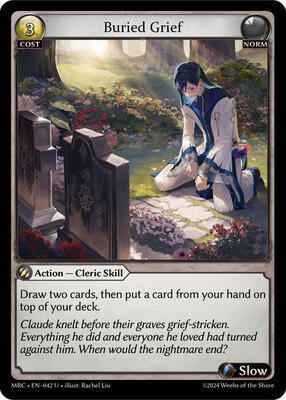 Grand Archive TCG - Mercurial Heart - Buried Grief - 42 - Normal