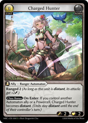 Grand Archive TCG - Mercurial Heart - Charged Hunter - 44 - Normal