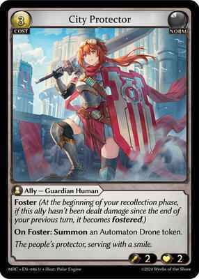 Grand Archive TCG - Mercurial Heart - City Protector - 46 - Normal