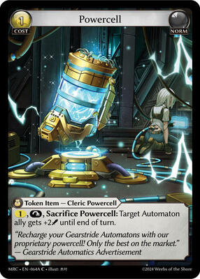 Grand Archive TCG - Mercurial Heart - Powercell (64A) - 64A - Normal
