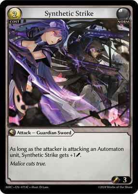 Grand Archive TCG - Mercurial Heart - Synthetic Strike - 75 - Normal