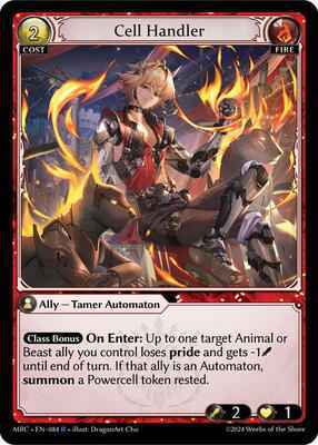 Grand Archive TCG - Mercurial Heart - Cell Handler - 84 - Normal