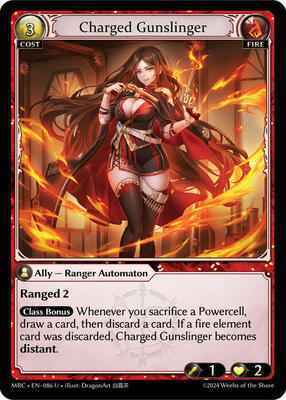 Grand Archive TCG - Mercurial Heart - Charged Gunslinger - 86 - Normal