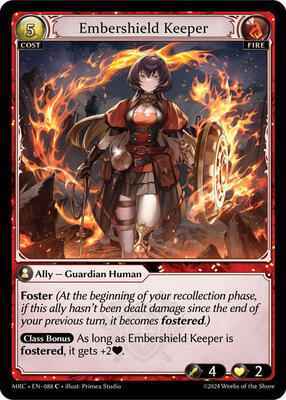 Grand Archive TCG - Mercurial Heart - Embershield Keeper - 88 - Normal