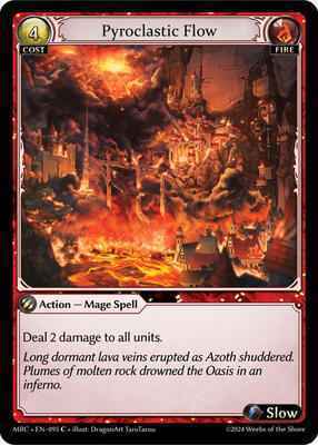 Grand Archive TCG - Mercurial Heart - Pyroclastic Flow - 95 - Normal