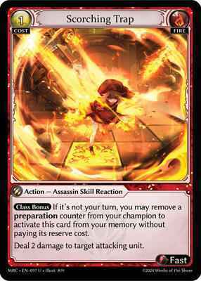 Grand Archive TCG - Mercurial Heart - Scorching Trap - 97 - Normal