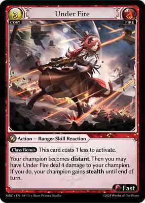 Grand Archive TCG - Mercurial Heart - Under Fire - 101 - Normal