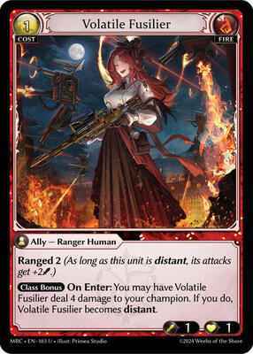 Grand Archive TCG - Mercurial Heart - Volatile Fusilier - 103 - Normal