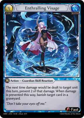 Grand Archive TCG - Mercurial Heart - Enthralling Visage - 110 - Normal