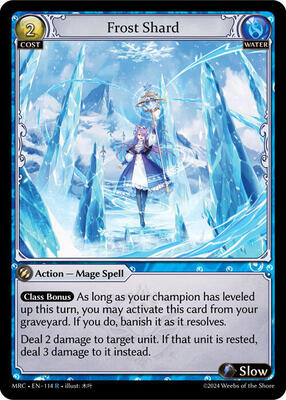 Grand Archive TCG - Mercurial Heart - Frost Shard - 114 - Normal