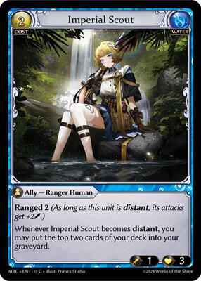 Grand Archive TCG - Mercurial Heart - Imperial Scout - 119 - Normal