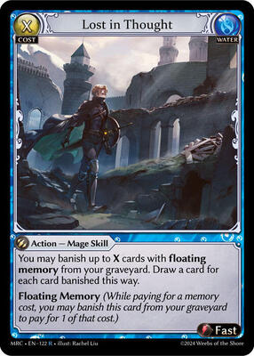 Grand Archive TCG - Mercurial Heart - Lost in Thought - 122 - Normal