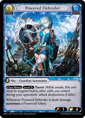 Grand Archive TCG - Mercurial Heart - Powered Defender - 126 - Normal