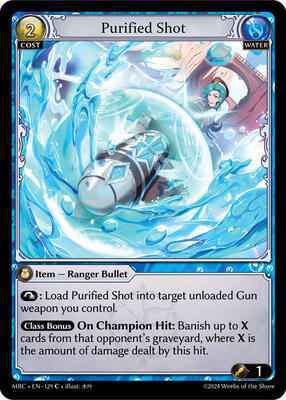 Grand Archive TCG - Mercurial Heart - Purified Shot - 129 - Normal