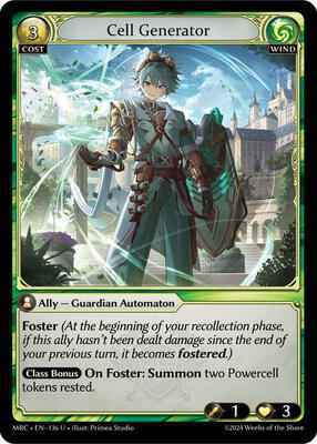 Grand Archive TCG - Mercurial Heart - Cell Generator - 136 - Normal