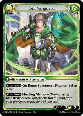Grand Archive TCG - Mercurial Heart - Cell Vanguard - 137 - Normal
