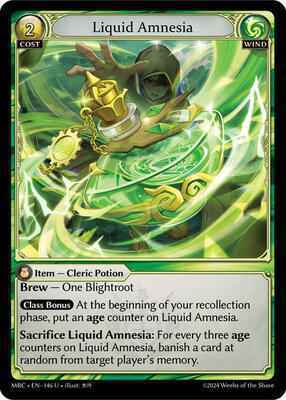 Grand Archive TCG - Mercurial Heart - Liquid Amnesia - 146 - Normal