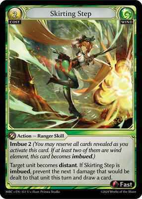 Grand Archive TCG - Mercurial Heart - Skirting Step - 151 - Normal