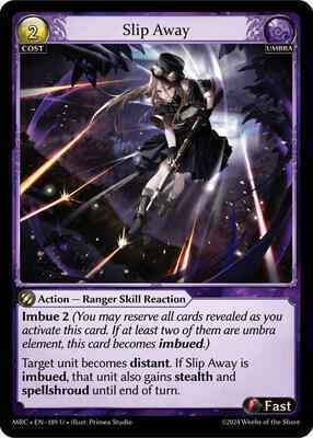 Grand Archive TCG - Mercurial Heart - Slip Away - 189 - Normal