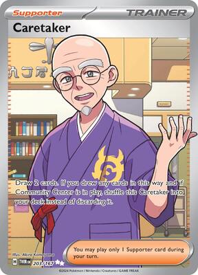 Pokemon SV06: Twilight Masquerade Caretaker - 203/167 - Anime Card Craze