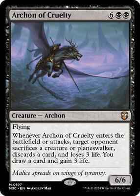 Magic: The Gathering - Commander: Modern Horizons 3 - Archon of Cruelty - Normal