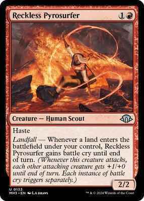 Magic: The Gathering - Modern Horizons 3 - Reckless Pyrosurfer - Foil
