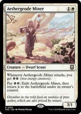 Magic: The Gathering - Commander: Modern Horizons 3 - Aethergeode Miner - Normal