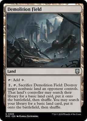 Magic: The Gathering - Commander: Modern Horizons 3 - Demolition Field - Normal