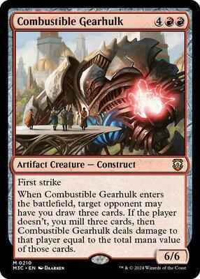 Magic: The Gathering - Commander: Modern Horizons 3 - Combustible Gearhulk - Normal