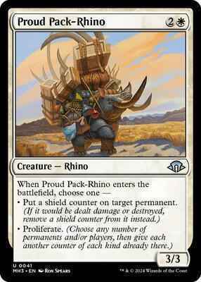 Magic: The Gathering - Modern Horizons 3 - Proud Pack-Rhino - Normal