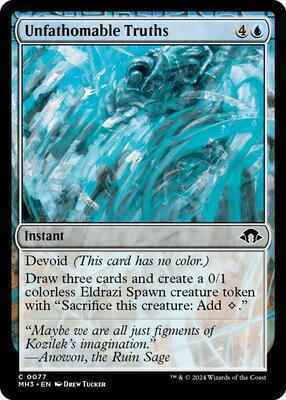 Magic: The Gathering - Modern Horizons 3 - Unfathomable Truths - Normal
