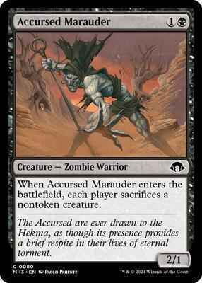 Magic: The Gathering - Modern Horizons 3 - Accursed Marauder - Normal