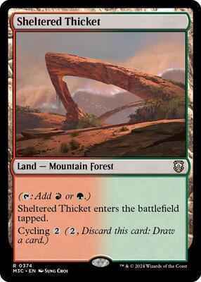 Magic: The Gathering - Commander: Modern Horizons 3 - Sheltered Thicket - Normal