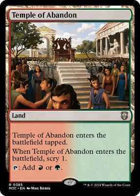 Magic: The Gathering - Commander: Modern Horizons 3 - Temple of Abandon - Normal