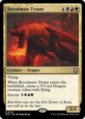 Magic: The Gathering - Commander: Modern Horizons 3 - Broodmate Tyrant - Normal