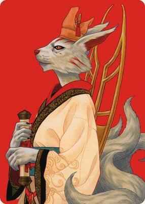 Magic: The Gathering - Art Series: Modern Horizons 3 - Pearl-Ear, Imperial Advisor Art Card - Normal