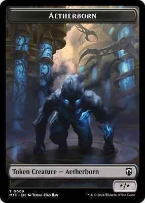Magic: The Gathering - Commander: Modern Horizons 3 - Aetherborn // Servo Double-Sided Token - Normal