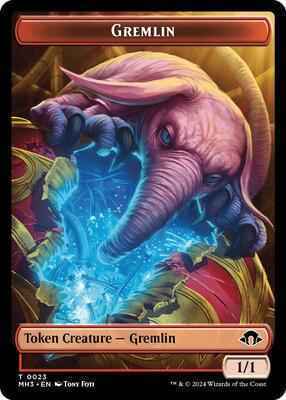 Magic: The Gathering - Modern Horizons 3 - Gremlin // Energy Reserve Double-Sided Token - Normal