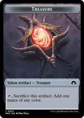 Magic: The Gathering - Modern Horizons 3 - Treasure // Energy Reserve Double-Sided Token - Normal