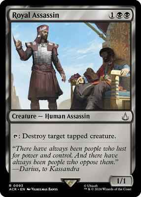 Magic: The Gathering - Universes Beyond: Assassin's Creed - Royal Assassin - Rare – 93 - Foil