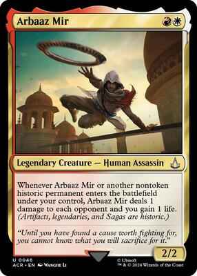 Magic: The Gathering - Universes Beyond: Assassin's Creed - Arbaaz Mir - Uncommon - Normal