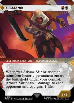 Magic: The Gathering - Universes Beyond: Assassin's Creed - Arbaaz Mir (Showcase) - Uncommon - Normal