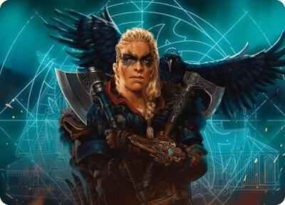 Magic: The Gathering - Art Series: Universes Beyond: Assassin's Creed - Eivor, Wolf-Kissed Art Card - Special - Normal