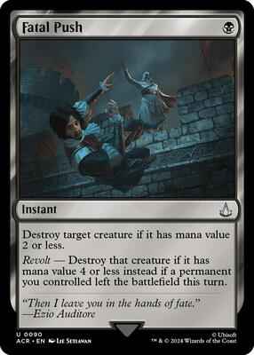 Magic: The Gathering - Universes Beyond: Assassin's Creed - Fatal Push - Uncommon – 90 - Normal