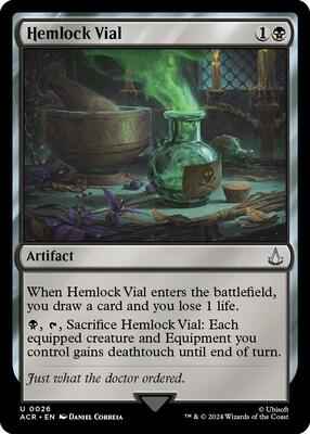 Magic: The Gathering - Universes Beyond: Assassin's Creed - Hemlock Vial - Uncommon - Normal