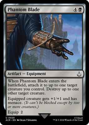 Magic: The Gathering - Universes Beyond: Assassin's Creed - Phantom Blade - Uncommon - Foil