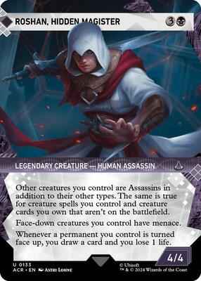 Magic: The Gathering - Universes Beyond: Assassin's Creed - Roshan, Hidden Magister (Showcase) - Uncommon - Normal