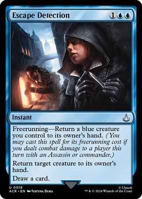 Magic: The Gathering - Universes Beyond: Assassin's Creed - Escape Detection - Uncommon - Foil