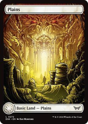 Magic: The Gathering - Duskmourn: House of Horror - Plains (0272) - Full Art - Normal
